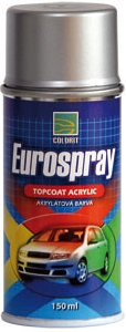 Eurospray barva akrylátová Colorit 150 ml stříbrná na disky kol
